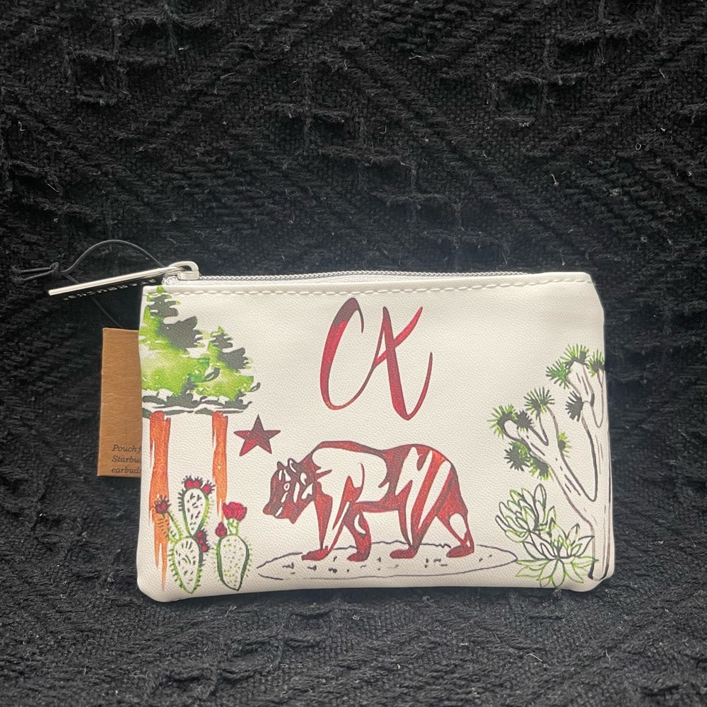 Starbucks California Card case with key holder